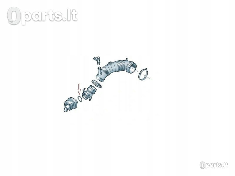 O formos žiedas Volkswagen · 3C0129646