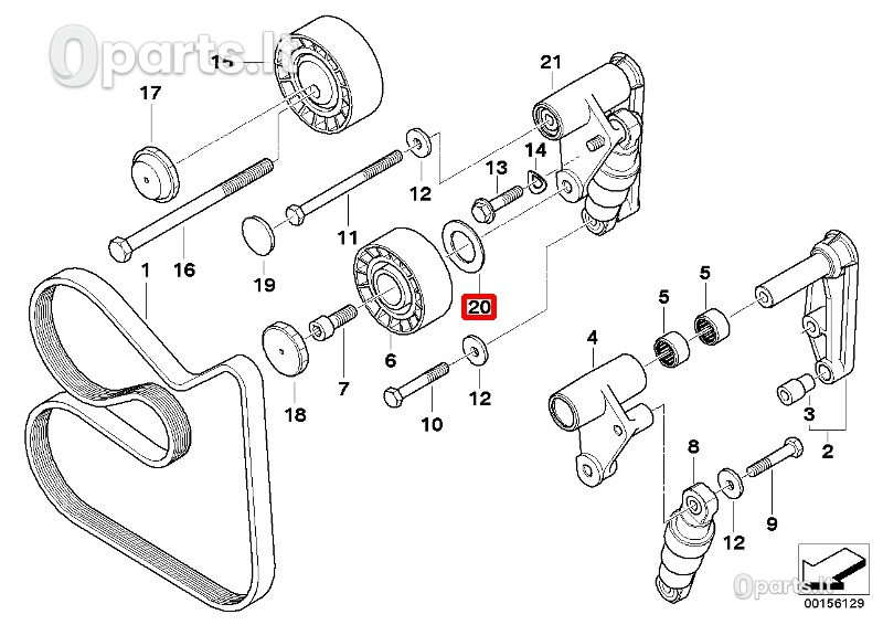 Sparno apsauga BMW 3 E36 E46 5 E34 E39 E60 E61 7 E38 E65 E66 X3 E83 11281730532