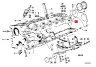 Dangtelis BMW 3 E21 E30 E36 E46 5 E12 E28 E34 E39 6 E24 7 E23 E32 E38 Z E85 11111714712 – nuotrauka 1