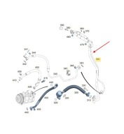 Kondicionieriaus vamzdeliai Mercedes-Benz Sprinter W907 W910 A9078300800 – nuotrauka 3