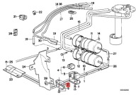 Suveržimo elementas BMW 3 E21 E36 5 E12 E28 E34 E39 6 E24 7 E23 E32 E38 8 1107928 – nuotrauka 1