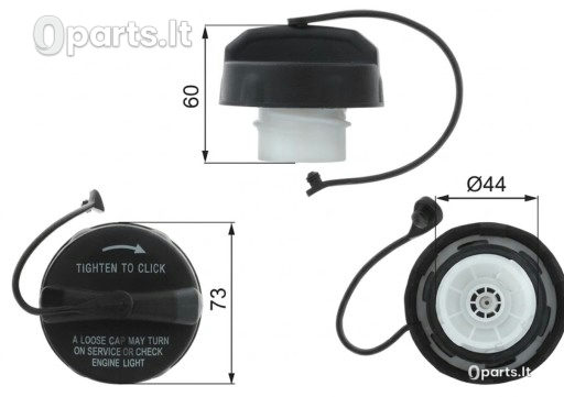 Kuro bako dangteliai Dodge · 52030377AA