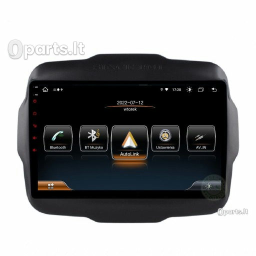 Gamyklinės GPS navigacijos Jeep Renegade · VSKD003