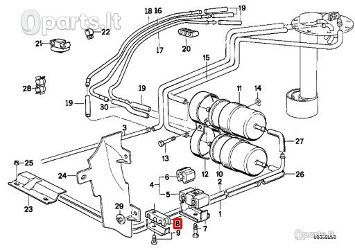 Suveržimo elementas BMW 3 E21 E36 5 E12 E28 E34 E39 6 E24 7 E23 E32 E38 8