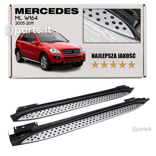 Slenksčių juostelės ir apsaugos Mercedes-Benz ML AMG W164