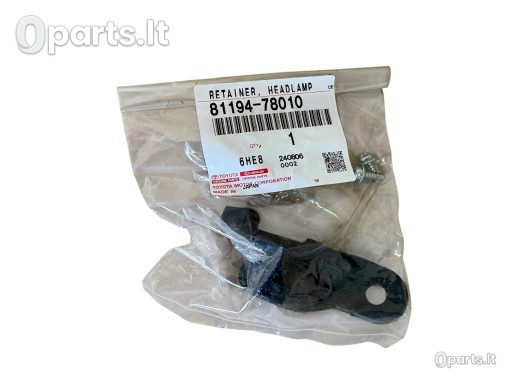 Priekinio žibinto apsaugos laikiklis, kairysis, viršutinis kairysis Lexus · 81194-78010