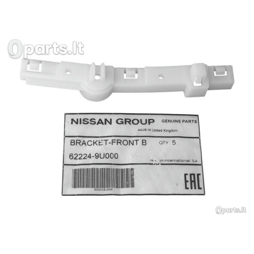 Laikiklis – priekinio bamperio šoninis, dešinys Nissan Note (E11) · 622249U000