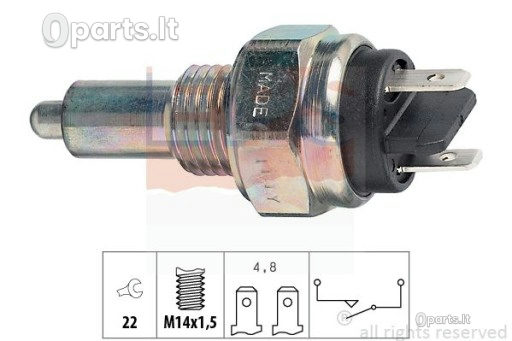 Atbulinės eigos šviesų davikliai EPS 1.860.015