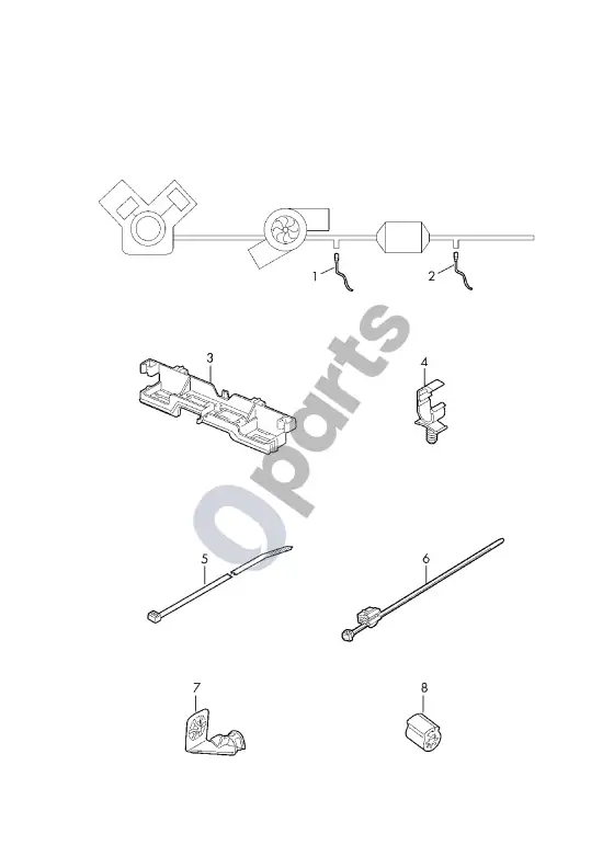 Audi A1 lambda zondas – schema