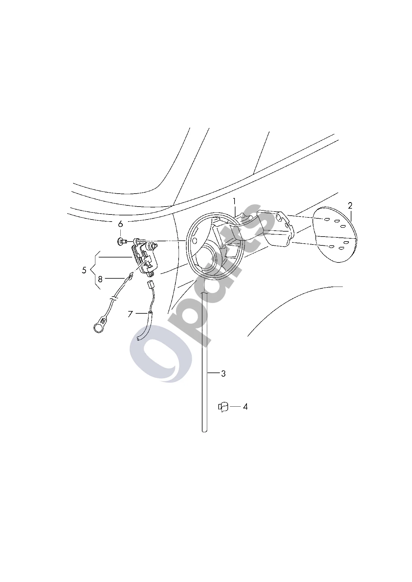 Audi A1 (2010–2018) Degalų bako dangtelis schema – Droselio valdymo elementas; D - 04.11.2013>>; Taip pat naudoti: