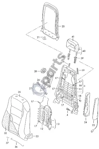 Audi A2 Atlošas – schema