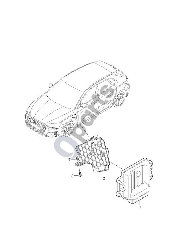 Audi A3 8Y control unit for 8-speed automatic gearbox – schema