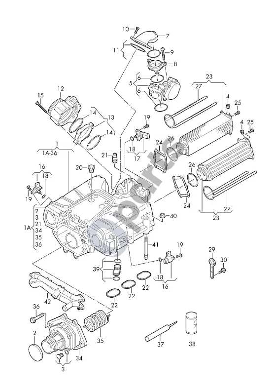 Audi A6 Allroad C6 kompresorius – schema