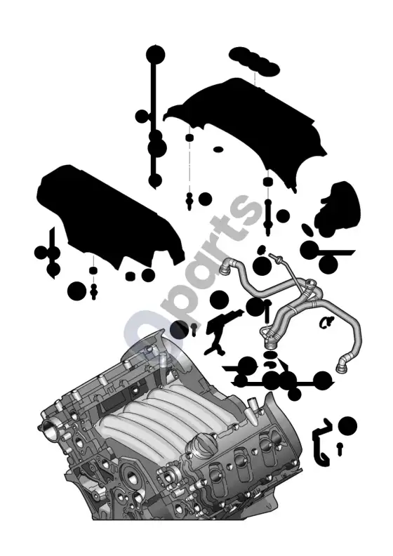 Audi A6 S6 C6 4F dangtis (AUK) – schema