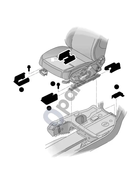 Audi A6 S6 C6 4F dangtis – schema