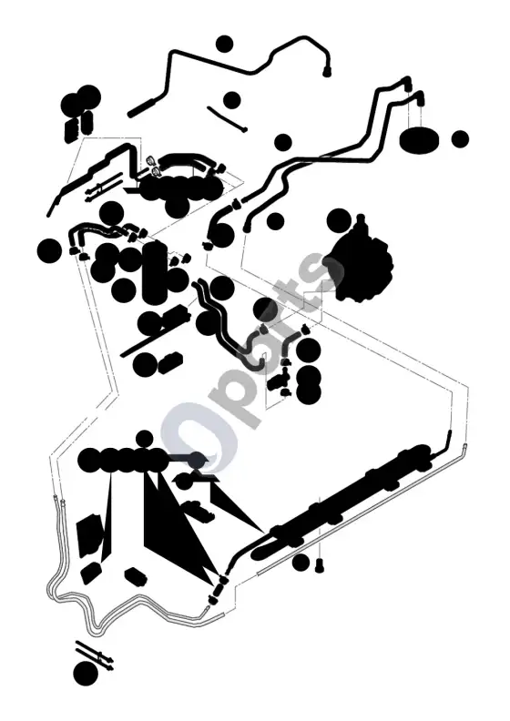 Audi A6 S6 C6 4F degalų vamzdelis (BMK) – schema