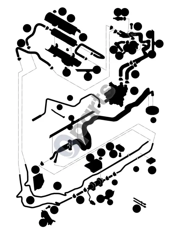 Audi A6 S6 C6 4F degalų vamzdelis (CAGB) – schema