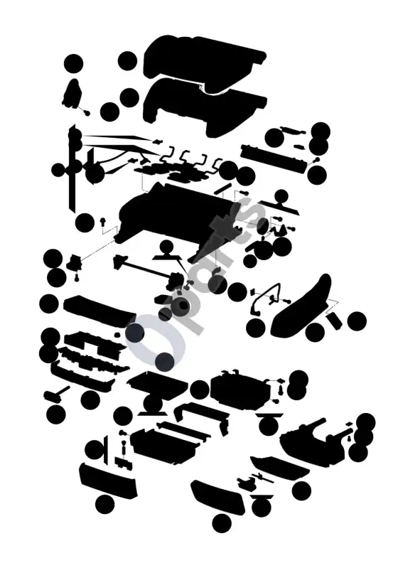 Audi A6 S6 C6 4F sėdynės rėmas – schema