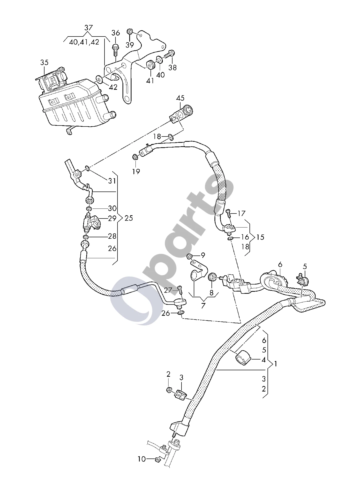 Audi A6 S6 C8 4K (2018–2025) Refrigerant circuit; high-voltage heating (ptc) schema – pozicija 35: High-voltage heating (PTC) D >> - 23.08.2021