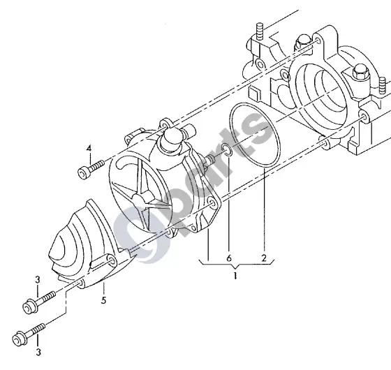 Audi A8 S8 D3 4E vakuuminis siurblys – schema