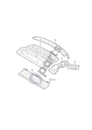 Audi E-tron GT (2021–) Lentyna – schema