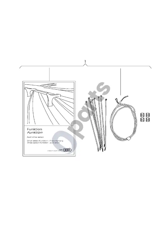 Audi Q2 - originalus priedas – schema