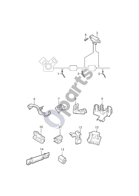 Audi Q2 - lambda zondas – schema
