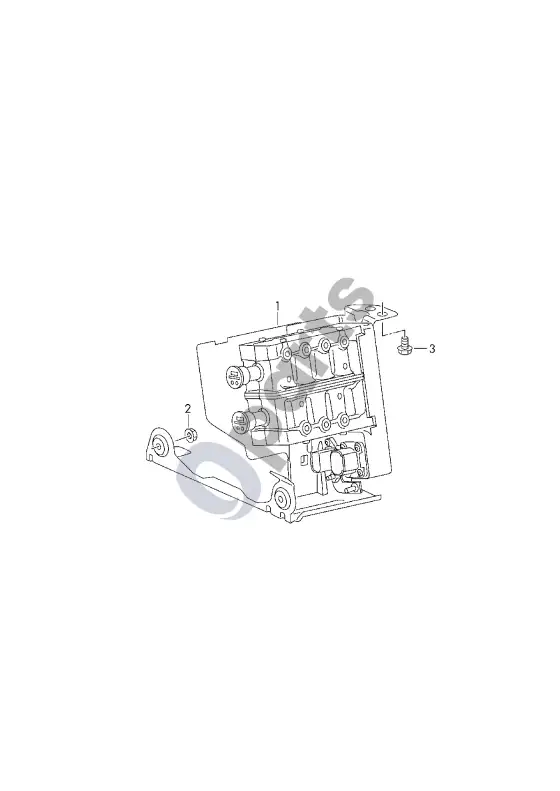 Audi Q7 4M kaitinimo elementas – schema