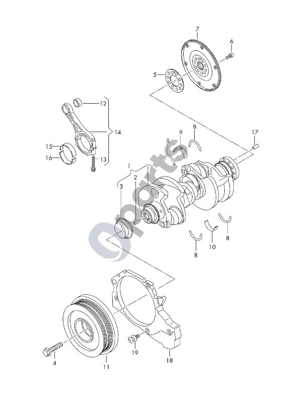 Audi Q8 elektrinis kompresorius – schema