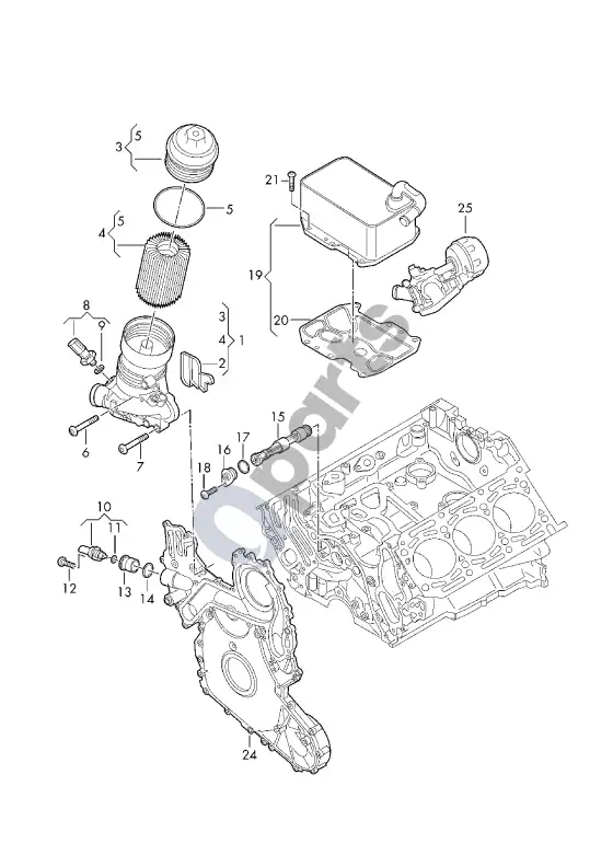 Audi Q8 pakaba – schema