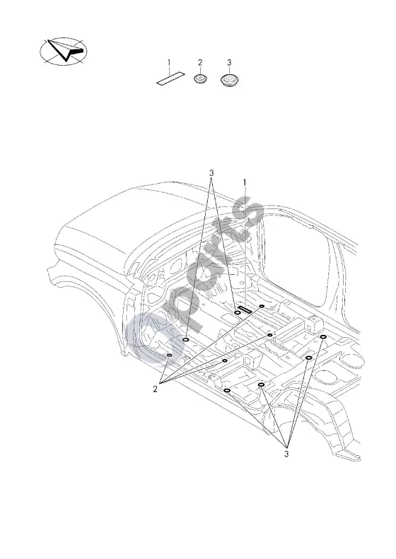 Audi RS Q3 kamštis – schema