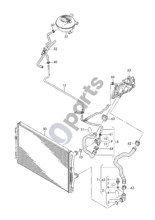 Audi RS3 (2015–2019) Pakaba – schema
