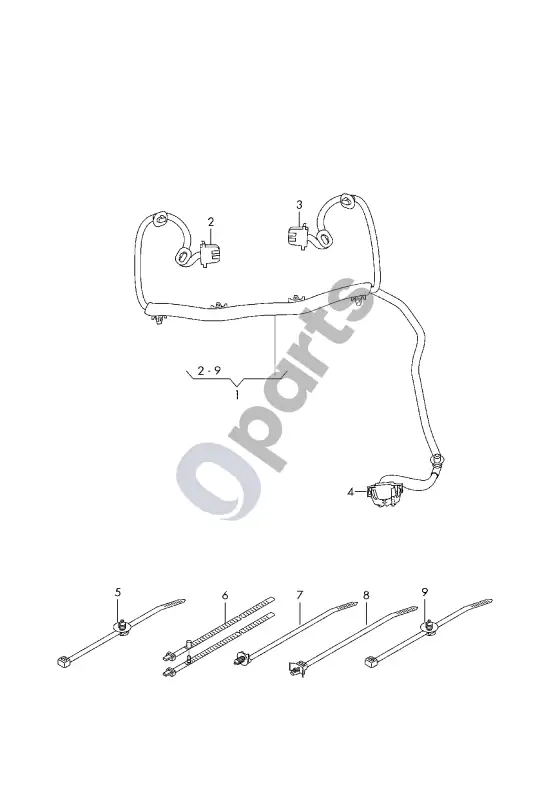 Audi RS4 B9 starteris – schema