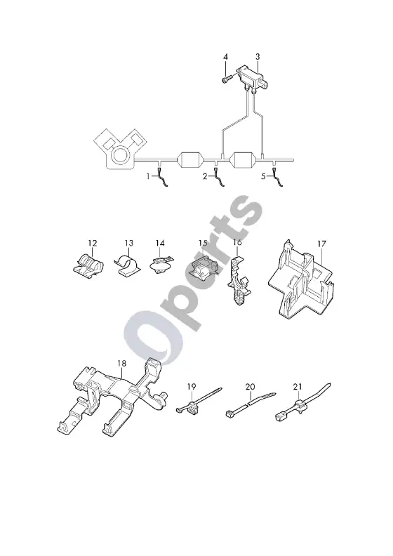 Audi RS5 lambda zondas – schema