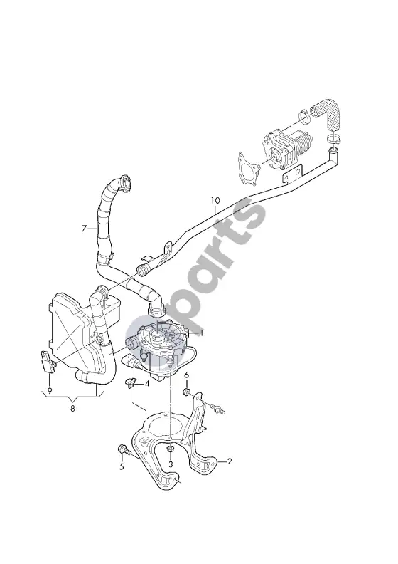 Audi RS6 C8 atraminis rėmas – schema