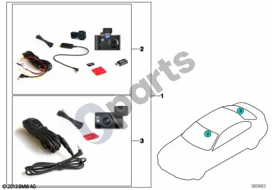 BMW 1 E81 E87 BMW advanced car eye – schema