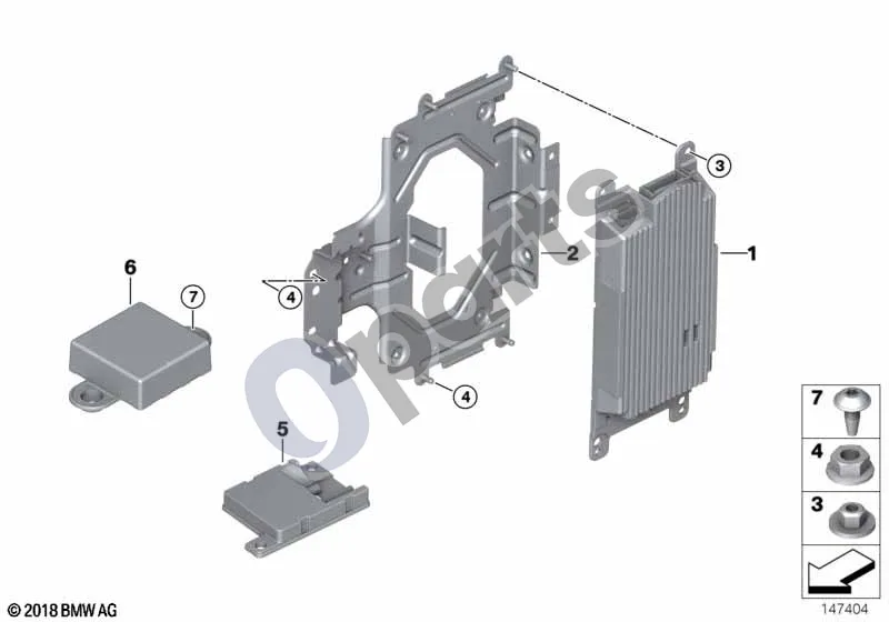 BMW 1 E81 E87 (2004–2011) Combox schema – pozicija 01: Combox Media