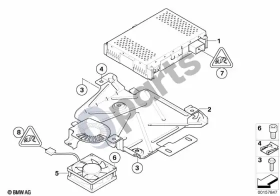 BMW 1 E81 E87 DAB imtuvas; ... - 2010.09 – schema