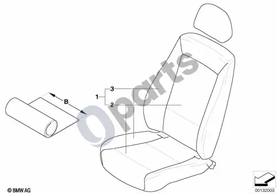 BMW 1 E81 E87 dangtis (metrinė medžiaga) – schema