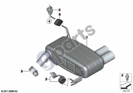 BMW 1 E81 E87 duslintuvų sistema – schema