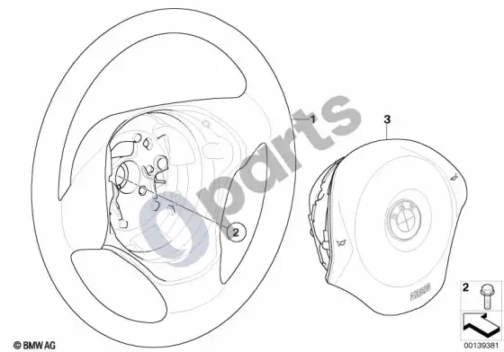 BMW 1 E81 E87 vairo oro pagalvė (E81 116D, E87 LCI 116D) – schema