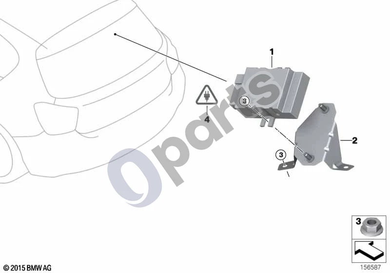 BMW 1 E81 E87 (2004–2011) Kuro siurblio valdymo blokas (E81 116D) schema – pozicija 04: Lizdo korpusas