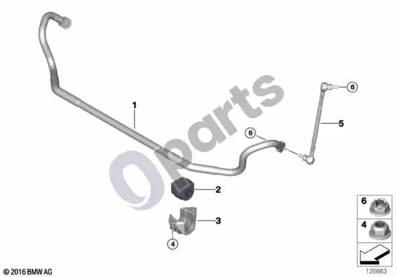 BMW 1 E81 E87 priekinis stabilizatorius (E81 118IN46N, E81 120IN46N, E81 120IN43, E81 130I, E81 118D, E81 120D, E81 118IN43, E81 123D, E81 116D, E87 LCI 120IN43, E87 LCI 120IN46N, E87 LCI 130I, E87 LCI 118D, E87 LCI 120D, E87 LCI 118IN43, E87 LCI 118IN46N, E87 LCI 123D, E87 LCI 116D) – schema