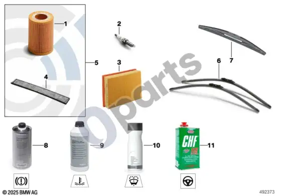 BMW 1 E81 E87 aptarnavimas, variklio alyva / patikra (E87 116I) – schema