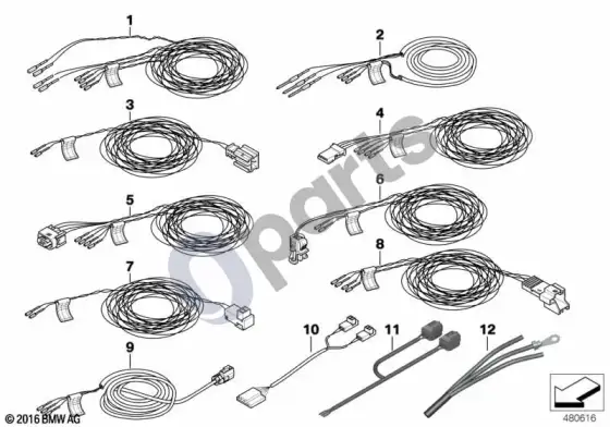 BMW 1 E81 E87 remonto laidas, oro pagalvė (E87 116I) – schema