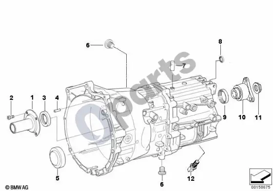 BMW 1 E81 E87 GS6-37BZ/DZ sandarinimo ir tvirtinimo dalys; ... - 2005.09 – schema