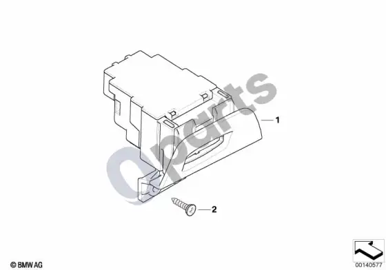 BMW 1 E81 E87 nuotolinio valdymo uždegimo spynelė – schema