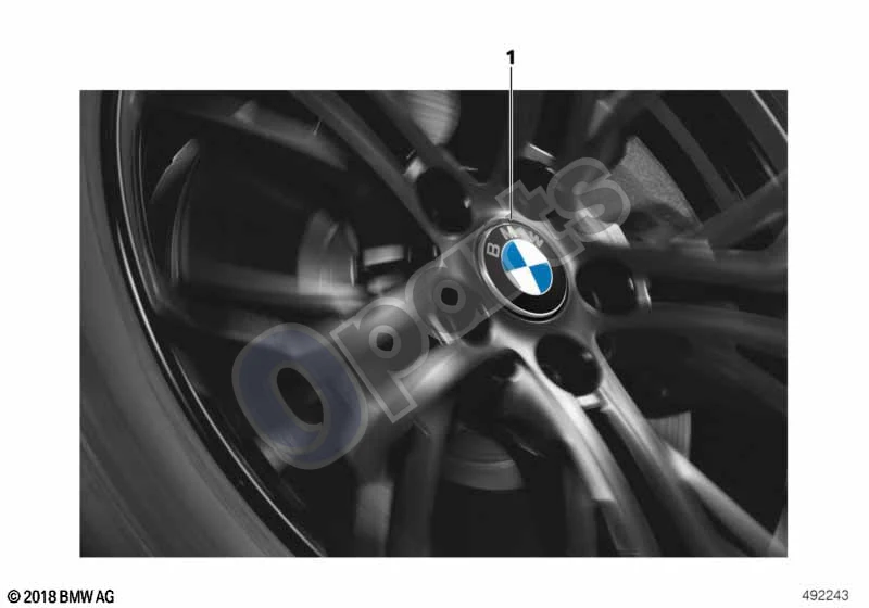 BMW 1 E81 E87 (2004–2011) Plaukiojantis ratlankio dangtelis schema – pozicija 01: Plaukiojantis ratlankio dangtelis