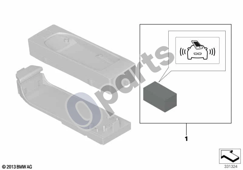 BMW 1 E81 E87 (2004–2011) Snap-in adapteris – Reminder schema – pozicija 01: Snap-in adapteris – Reminder