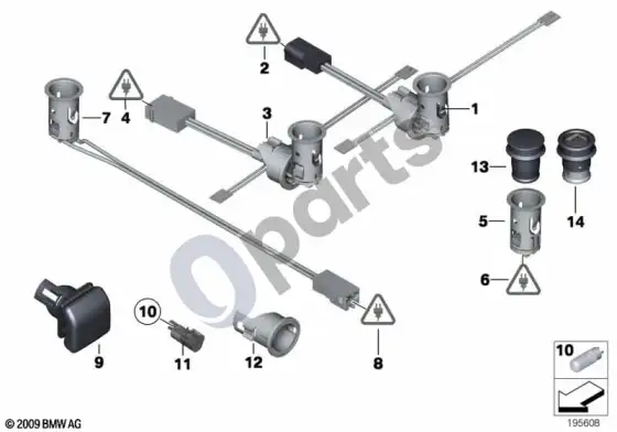 BMW 1 E82 E88 cigarečių uždegiklis / maitinimo lizdai – schema